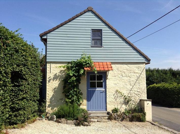 Maison de vacances pour 3 personnes, avec vue et jardin
