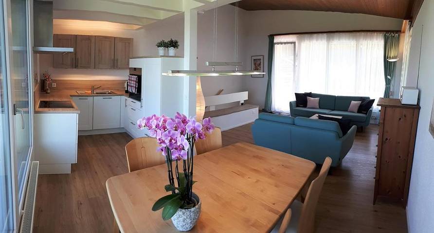 Gîte pour 4 personnes, avec vue sur le lac ainsi que vue et jardin à Aeschi bei Spiez - 3