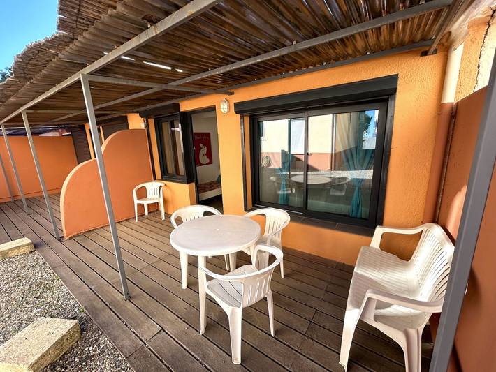 Location de vacances pour 3 personnes, avec terrasse, animaux acceptés à Argelès-sur-Mer