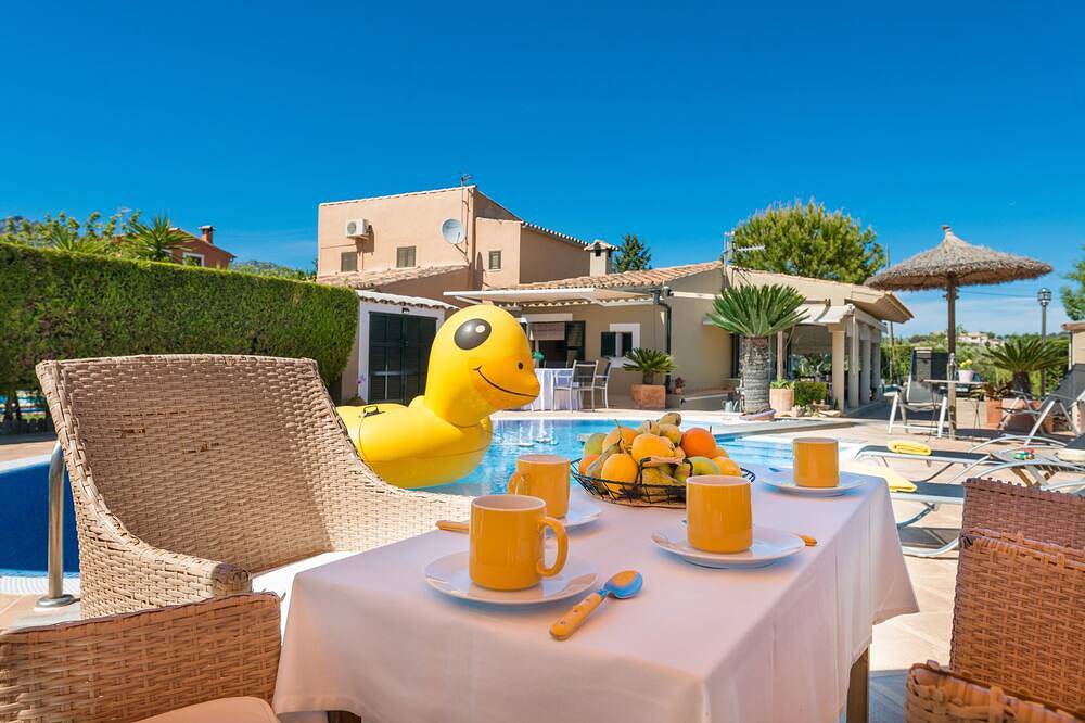Preciosa finca privada con Aac, Wifi, piscina, jardín, terrazas y Bbq, en Selva in Selva (Mallorca), Interior de Mallorca