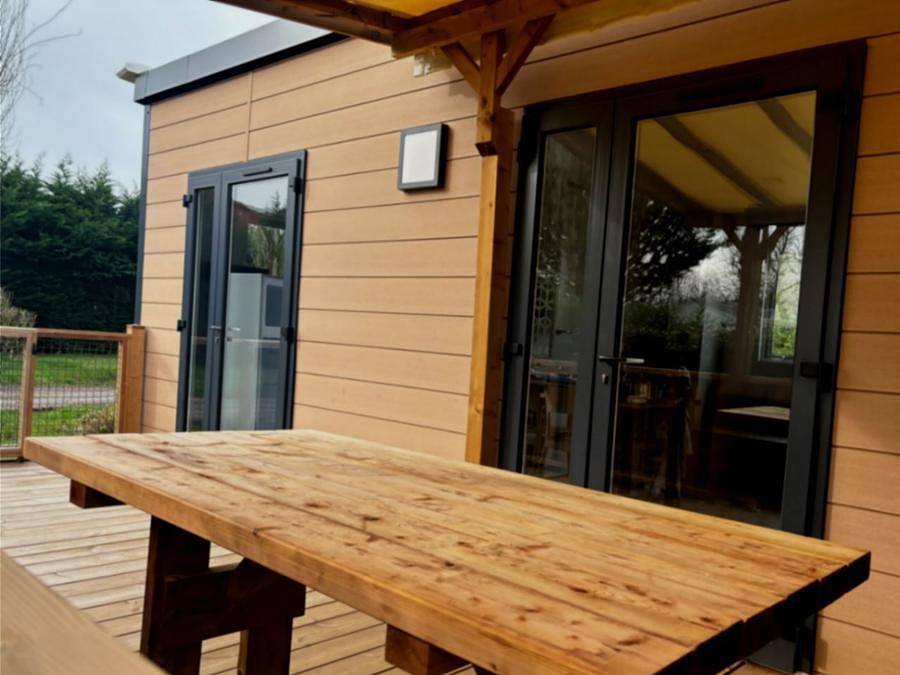 Camping Paradis les Pins - Royan - Mobilheim 4 personen - Premium+ 2Sch 4p Gl in Saint-Palais-sur-Mer, Côte de Beauté