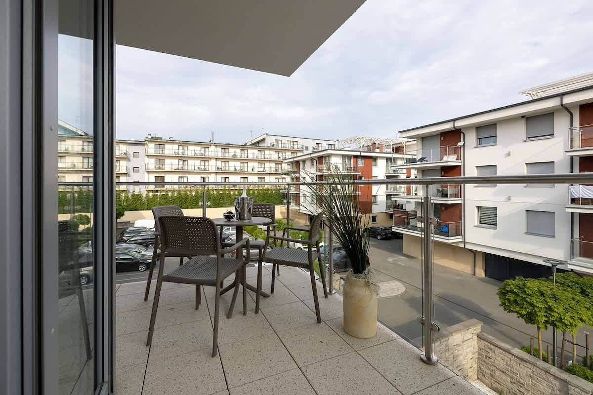 Cały apartament, Apartment with Balcony | Pool, Gym, 100 m to the Beach in Rewal, Powiat gryficki