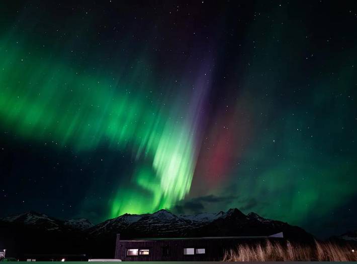 Chalet pour 2 personnes, avec terrasse ainsi que vue et jardin en Islande - 2