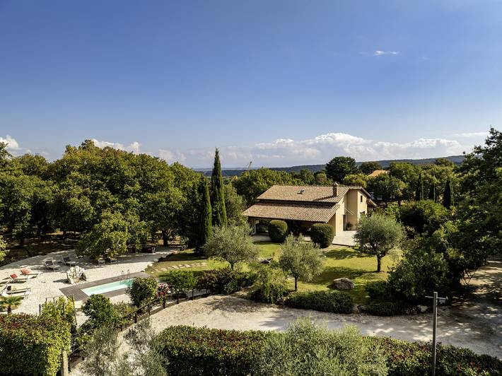 Ferienhaus für 10 Personen, mit Garten und Ausblick in Vitorchiano