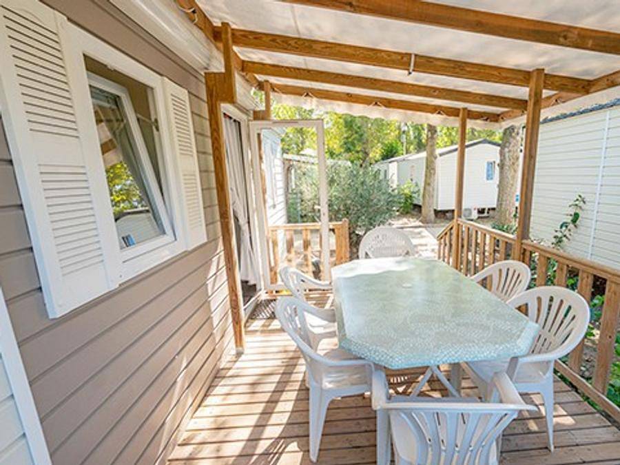 Camping Crin Blanc - Mobile home 4 persons - Mobil-home | Classic Xl | 2 Bedrooms | 4 Pers. | Raised terrace | Air-con. in Arles, Arles region