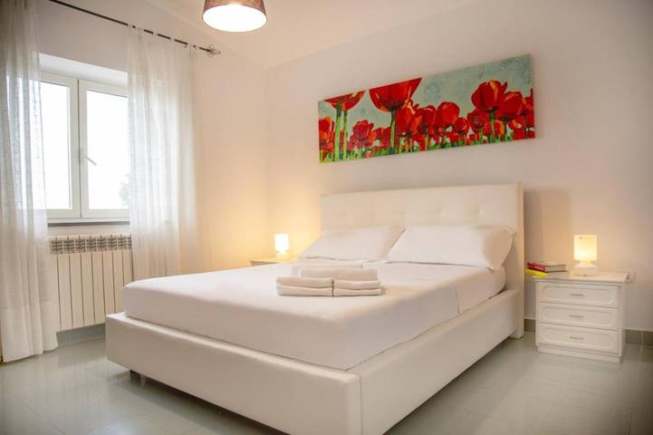 Casa vacanza per 7 persone, con balcone e panorama, adatto a famiglie con bambini a Giugliano in Campania