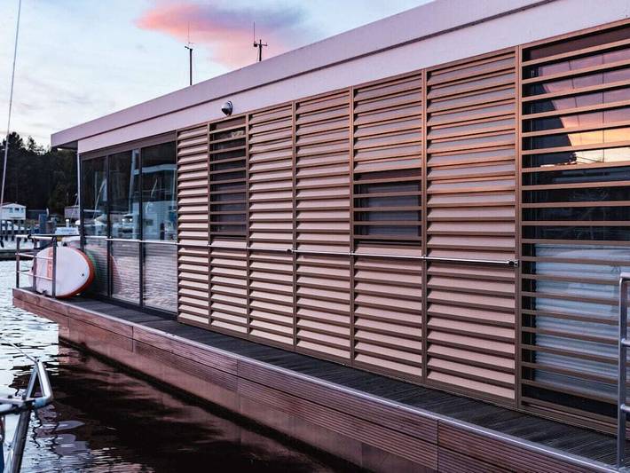 Hausboot für 5 Personen, mit Terrasse am Greifswalder Bodden - 4