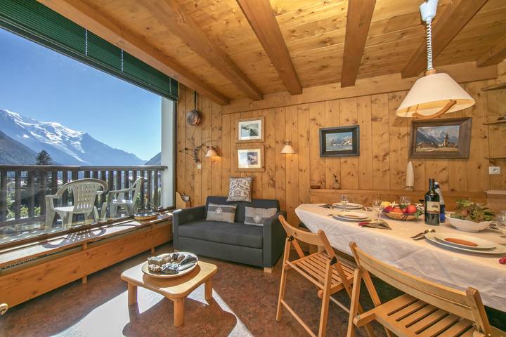 Gîte pour 4 personnes, avec balcon, adapté aux familles dans Argentière - 2