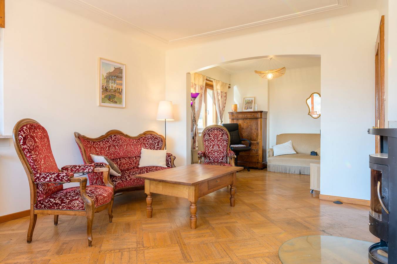 Ferienhaus 'Paradies' mit Bergblick, privater Terrasse und Wi-Fi in Soultzeren, Regionaler Naturpark Belchen der Vogesen