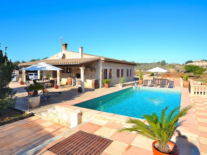 Gîte für 6 Personen, mit Terrasse und Garten auf Mallorca