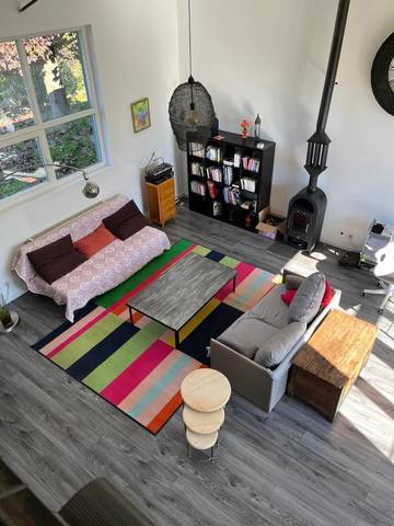 Cottage pour 3 personnes, avec vue ainsi que jardin et terrasse dans Autouillet