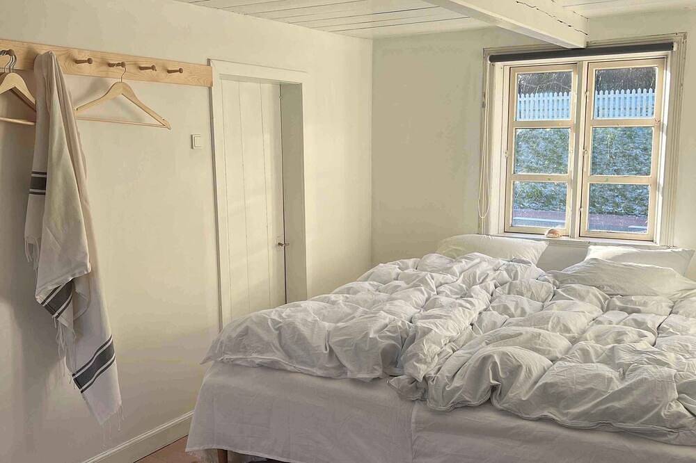 Old Fishermans House at Listed Harbor in Listed, Svaneke