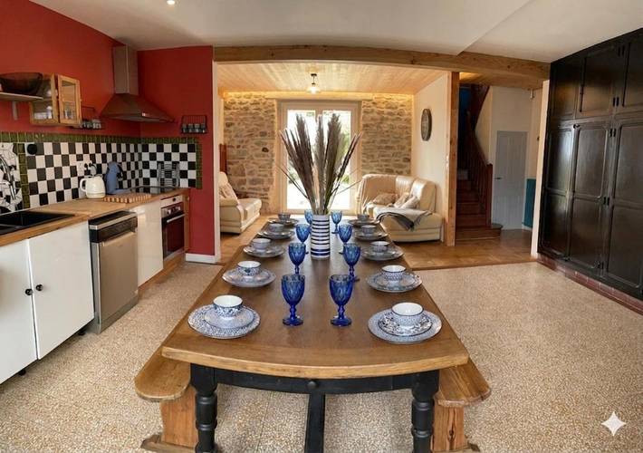 Location de vacances pour 14 personnes, avec Terrasse et Jardin à Surtainville - 3