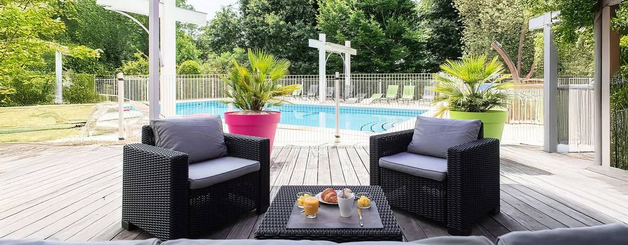 Apartamento de vacaciones para 4 personas, con balcón y piscina, Se admiten mascotas - 1