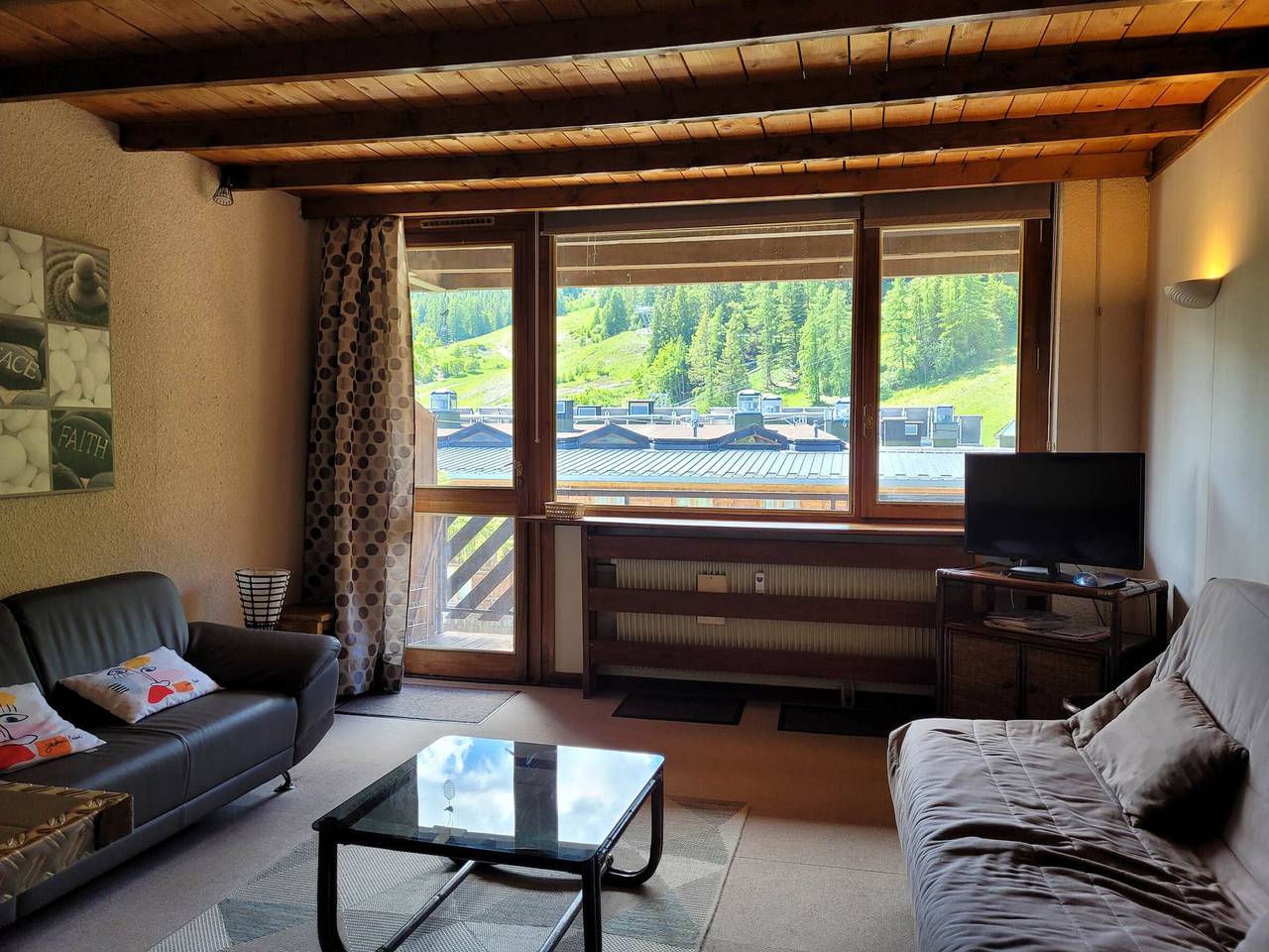 Estudio entero, Estudio renovado 4 pers, sur, cerca de pistas, balcón in Pra-Loup, Uvernet-Fours