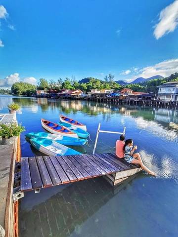 Station pour 2 personnes, avec terrasse ainsi que vue et piscine dans Klong Prao Beach