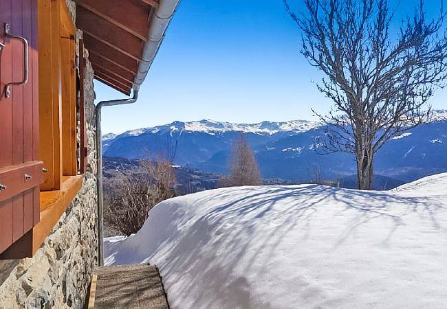 Tiny House facing the Alps - Ski in and out in Ayent, Sion - Sierre & Umgebung