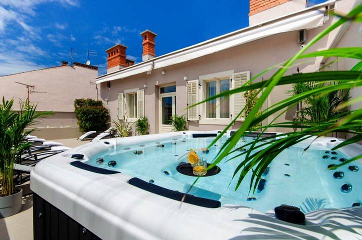 BnB für 2 Personen, mit Terrasse und Whirlpool in Istrien