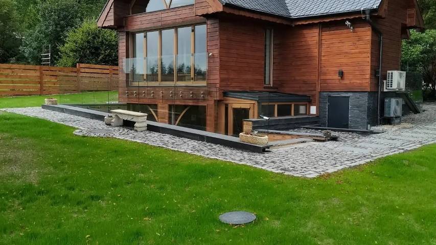 Ferienhaus für 4 Personen, mit Balkon und Garten sowie Sauna in Oybin