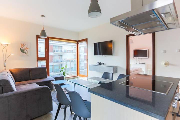 Apartament wakacyjny dla 4 osób, z balkon w Świnoujście