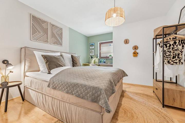 Ferienwohnung für 4 Personen, mit Garten und Ausblick in Bayreuth