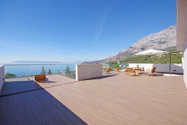 Ferienhaus für 10 Personen, mit Balkon und Meerblick in Tucepi - 3