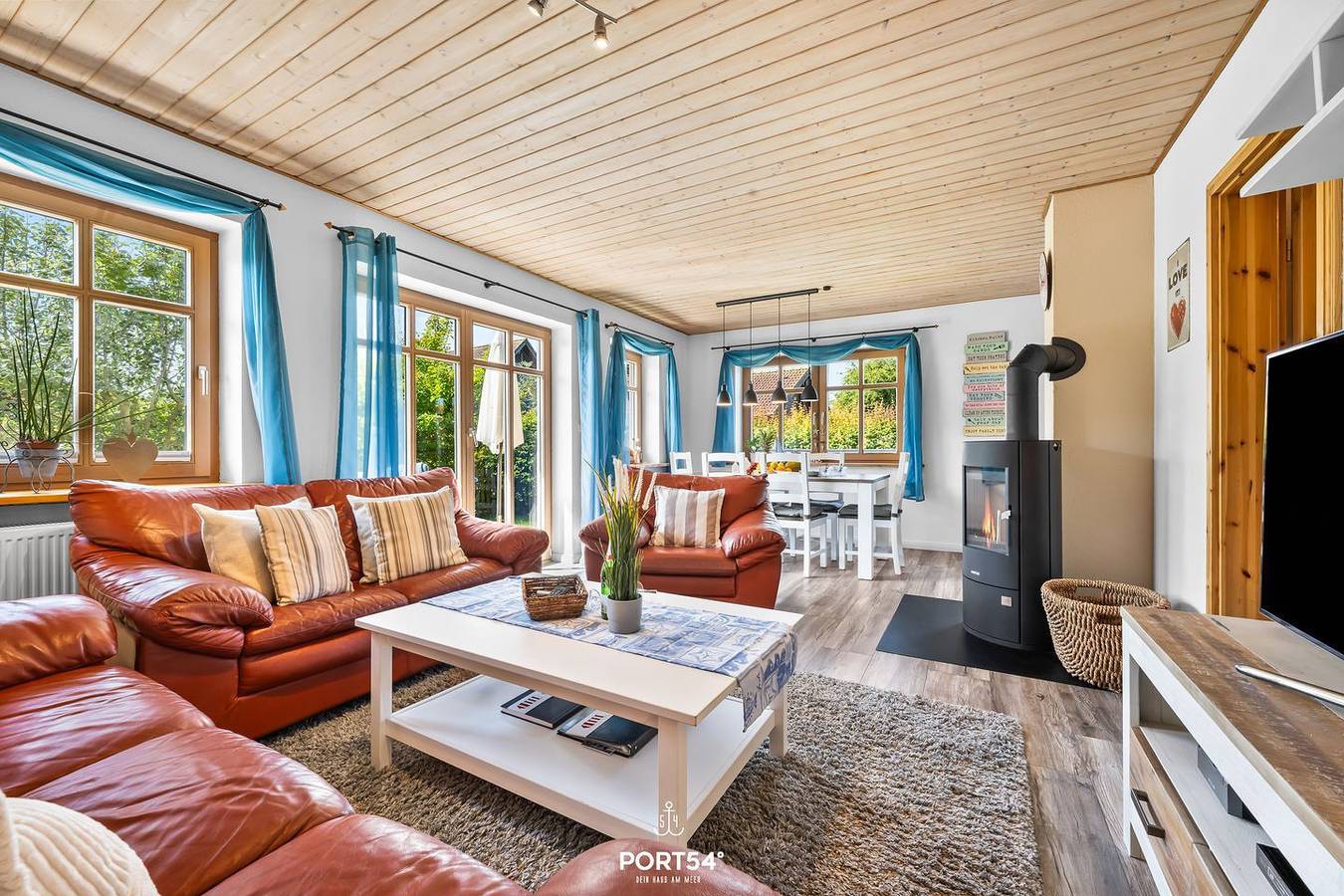 Pippilotta - Kamin, finnische Sauna, Dusche, Terrasse, Trockner, Stellplatz in Kronsgaard, Schleswig-Flensburg