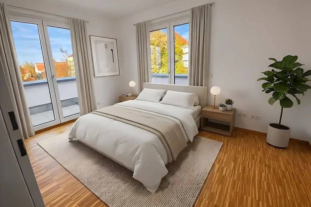 Ganze Wohnung, Penthouse-Wohnung mit Kingsize-Balkon im Herzen von Straubing in Straubing, Ostbayern