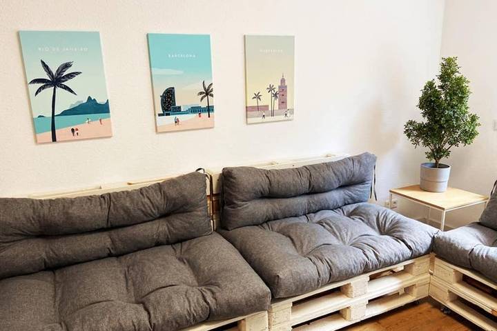 Ferienwohnung für 6 Personen, mit Balkon und Terrasse sowie Ausblick in Reken