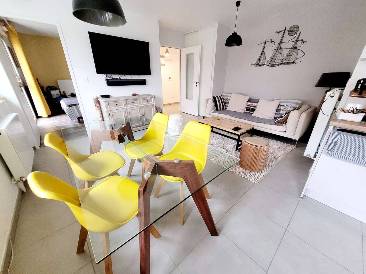 Ganze Wohnung, Helle Wohnung strandnah mit Parkplatz und Wifi in Wimereux, Boulogne-sur-Mer und Umgebung