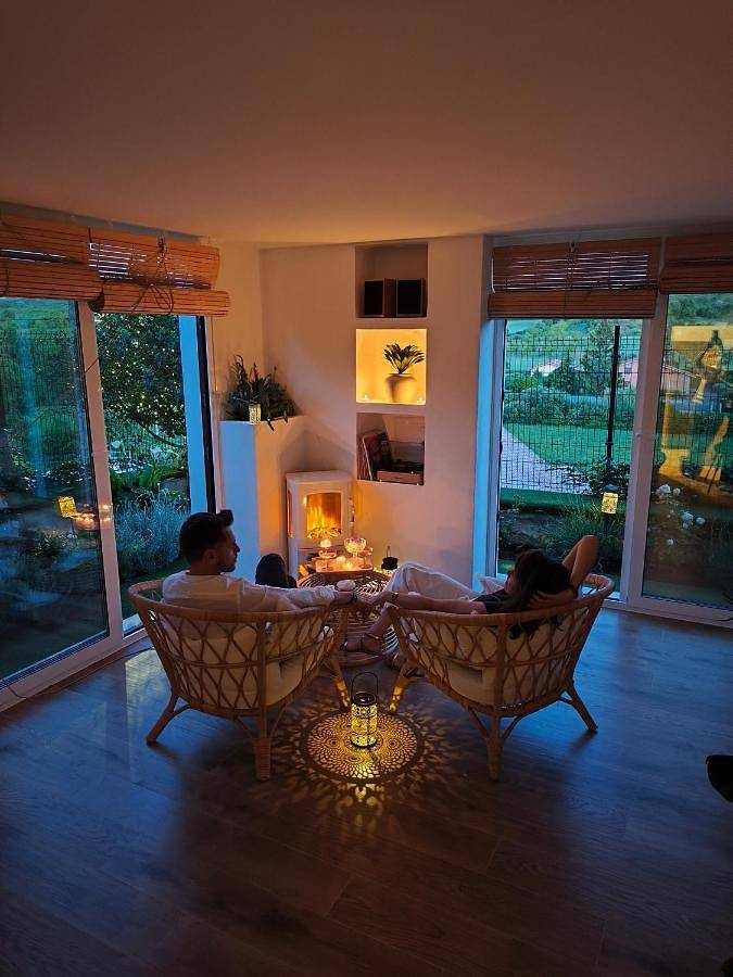 Ferienhaus für 2 Personen, mit Balkon und Terrasse sowie Garten und Ausblick in Kastilien und León