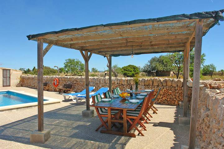 Finca für 8 Personen, mit Pool und Garten sowie Terrasse in Cala Santanyí - 4