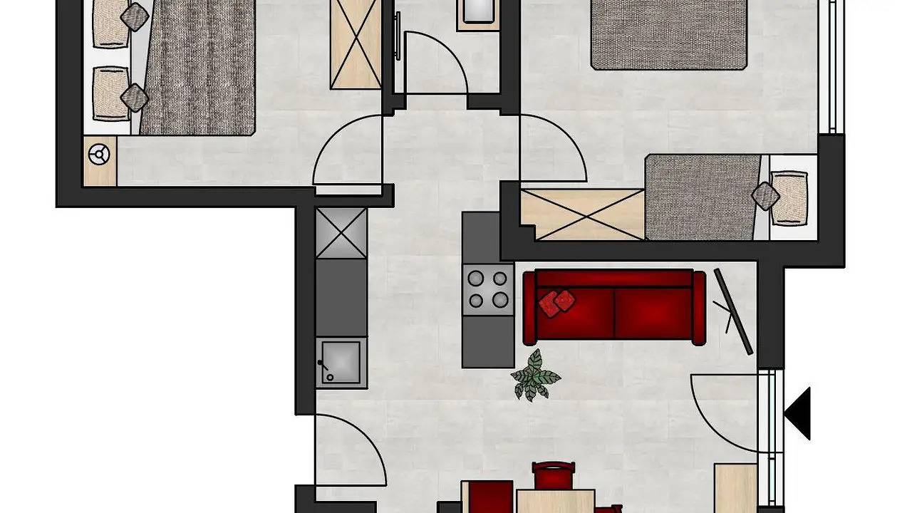 Ganze Ferienwohnung, Ferienwohnung für 5 Personen (58 m²) in Vandans in Vandans, Schruns-Tschagguns