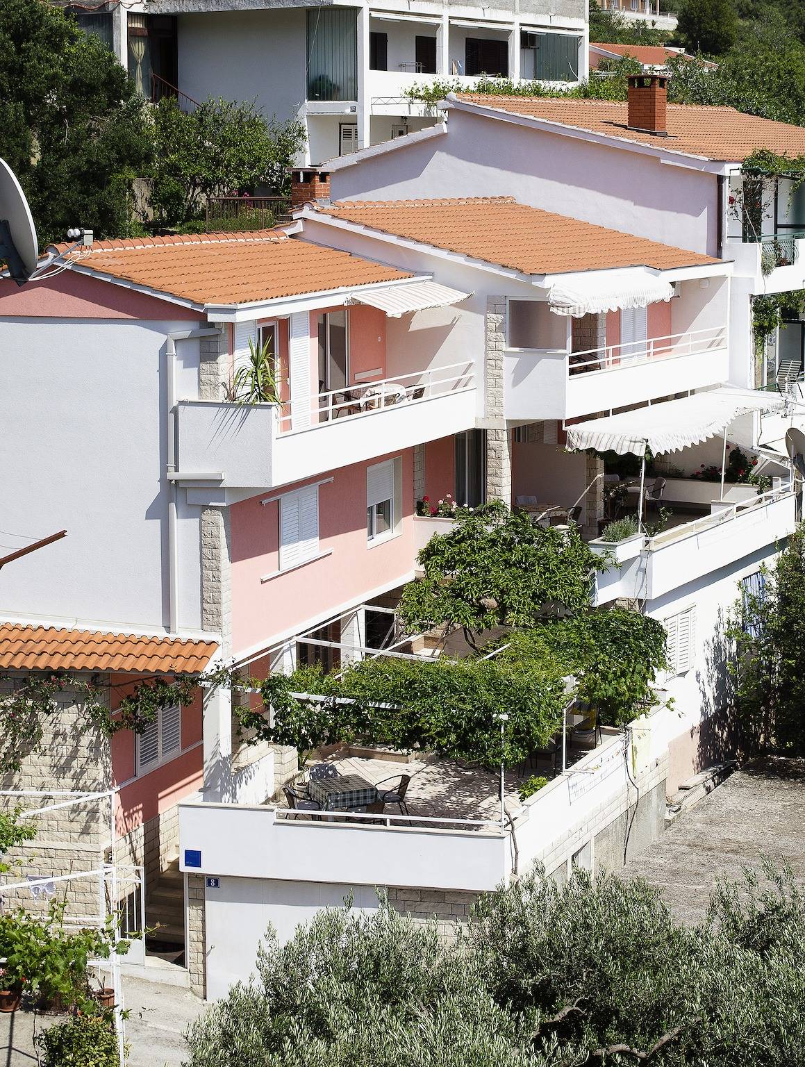 Apartamento entero, Studio flat with terrace and sea view Podgora, Makarska As-2714-a in Podgora, Rivera de Makarska