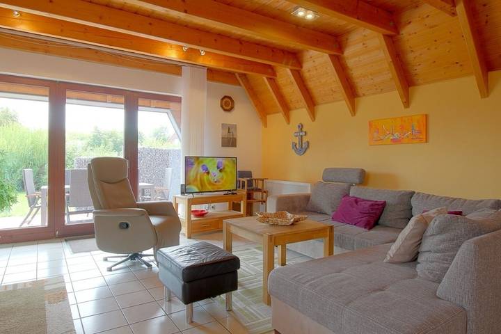 Ferienhaus für 5 Personen, mit Terrasse und Garten, mit Haustier
