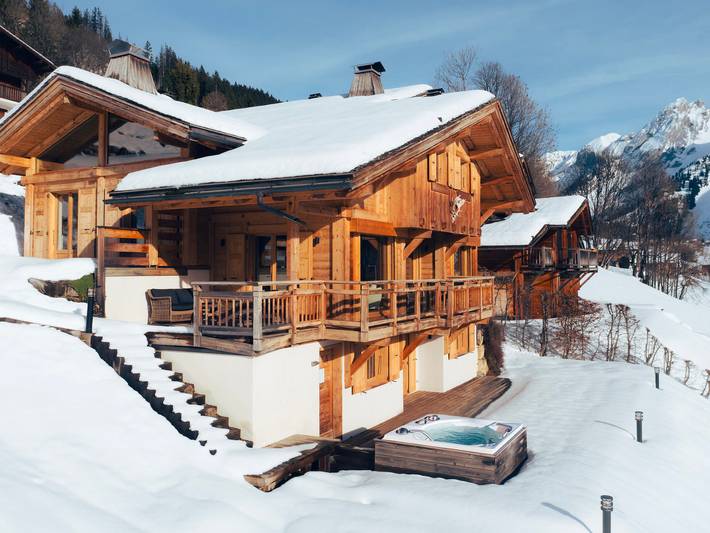 4★ Chalet, 12 Pers, Spa, Panoramablick, nahe Shuttle in La Clusaz, Annecy und Umgebung