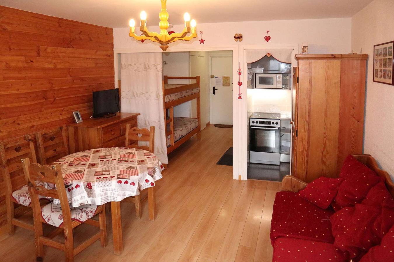 Ganze Ferienwohnung, Grand studio 4 personnes in Les Orres, Nationalpark Écrins