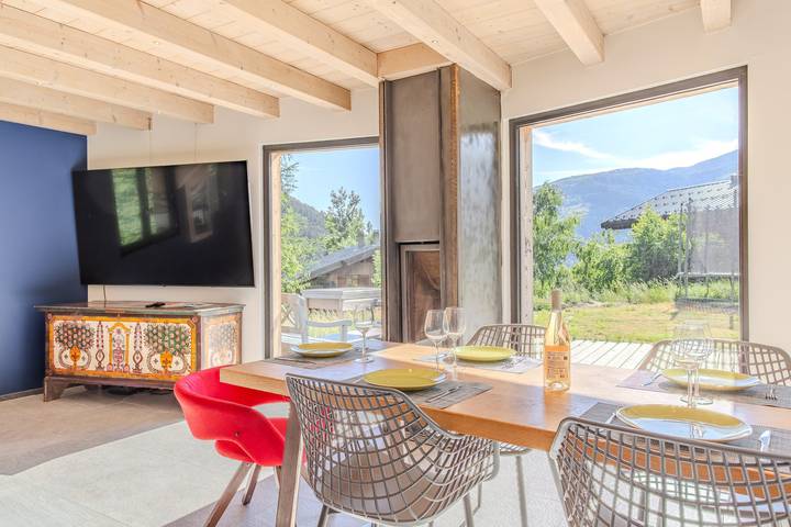 Gîte pour 6 personnes, avec Balcon ainsi que Terrasse et Jardin à Séez - 4