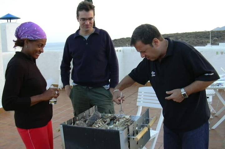 Apartamento para 5 personas, con balcón y jardín en La Isleta del Moro