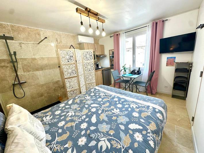 Gîte pour 2 personnes, avec jacuzzi ainsi que jardin et piscine à Saint-Laurent-d'Aigouze - 2