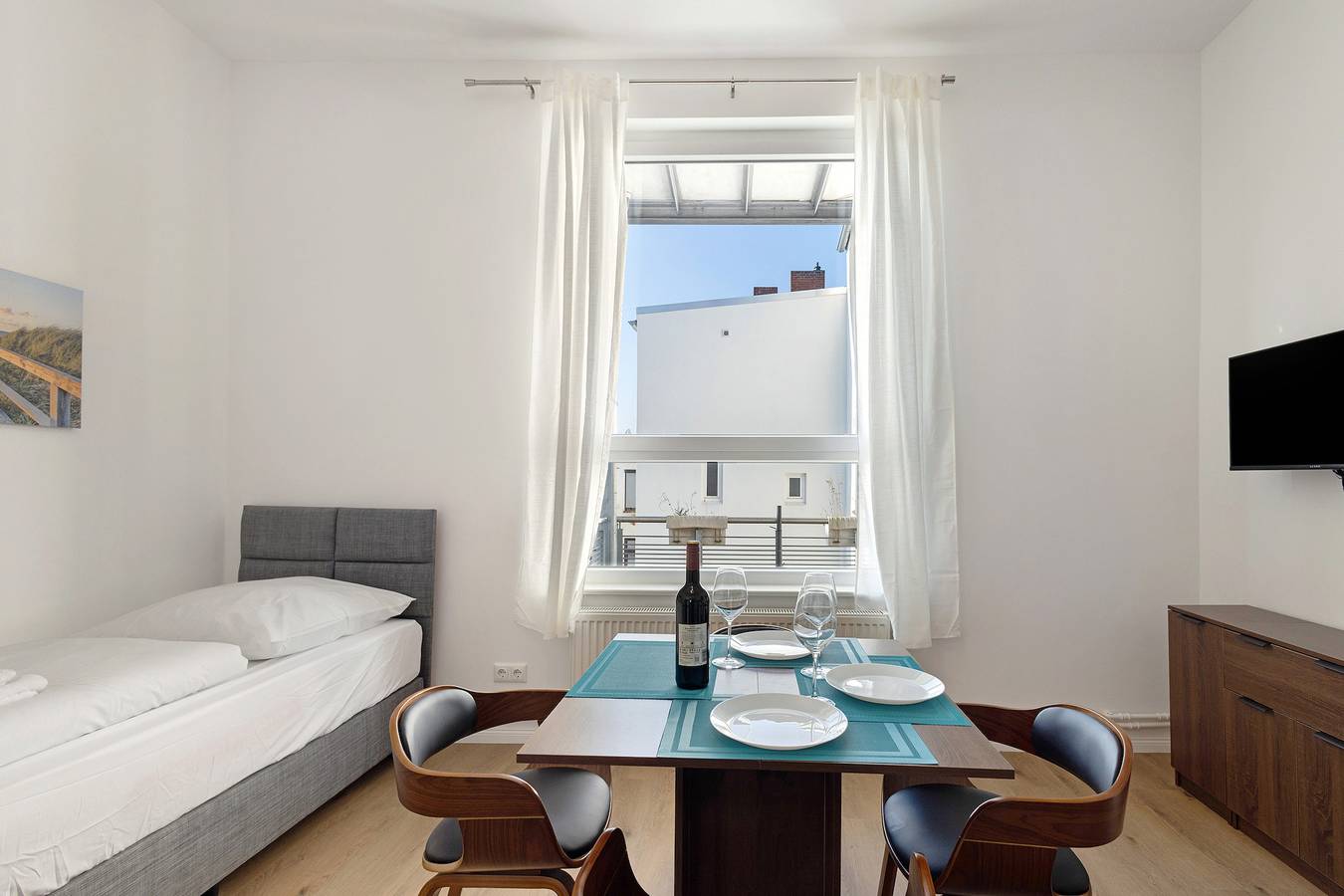 Ganze Wohnung, Ferienwohnung '2 Zimmer 3' mit Wi-Fi in Lübeck (Stadt), Lübeck