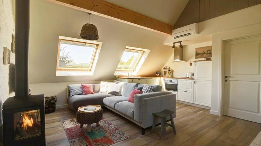 Location de vacances pour 2 personnes, avec sauna ainsi que terrasse et vue à Genk - 3