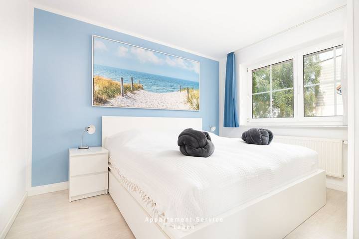 Ferienwohnung für 4 Personen, mit Balkon an der Kieler Bucht