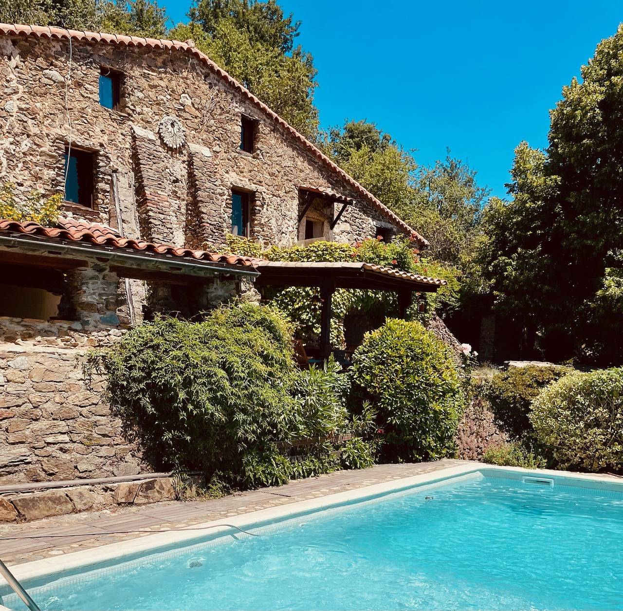 Villa 'Le Grand Mas De Can Noy' avec piscine privée, terrasse privée et Wi-Fi in Montferrer, Région de Céret