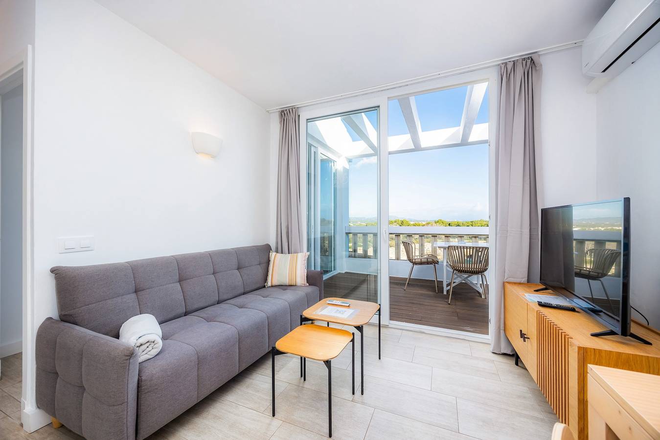 Ferienwohnung 'Zimmer 304' mit Gemeinschaftspool, Wi-Fi und Klimaanlage in Portocolom, Felanitx