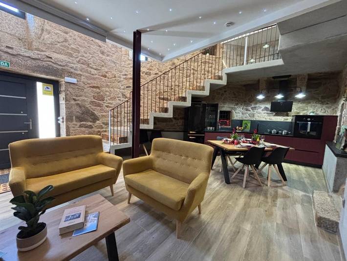 Casa rural para 8 personas, con jardín y terraza en Boiro - 4