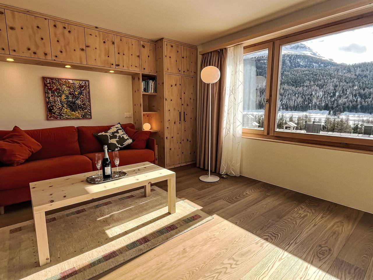 Ganze Wohnung, Panorama - Chesa Roseg Öv inklusive in Pontresina, Sankt Moritz