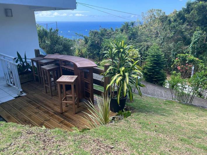 Appartement de vacances pour 5 personnes, avec jardin et vue