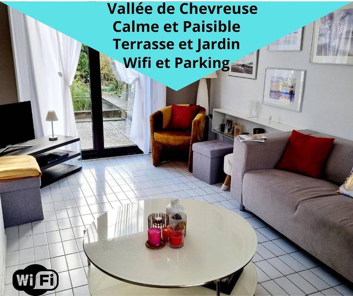 Gîte pour 2 personnes, avec Terrasse et Jardin à Saint-Rémy-lès-Chevreuse