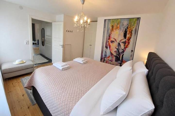 Appartement de vacances pour 3 personnes, avec Jardin